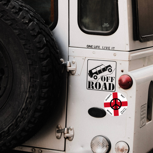 Diversity Built Britain 'Peace' Bumper Decal